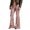 Red*, variant on Men's Flared Dress Pants All Over Diamond Sequin Pattern Button Fly High Waist Party Disco Stage Trousers Red