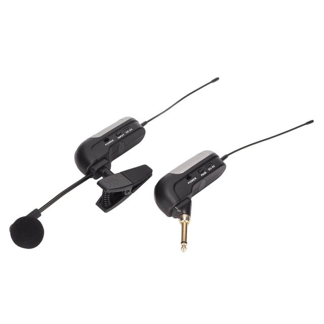 Micrófono de saxofón, micrófono de instrumento de recogida, micrófono de instrumento inalámbrico UHF, micrófono de condensador con clip UHF, lo mejor de la línea