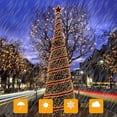 thumbnail image 3 of Gray Guirnaldas de luces solares para exteriores, alambre de cobre, luces solares centelleantes para jardín, árbol, patio, fiesta, decoración de Navidad, 3 of 5
