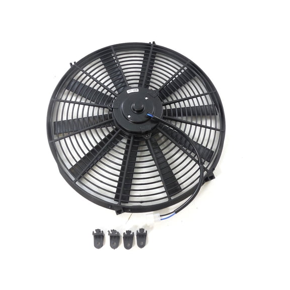 Racing Power Co-Packaged 16In Electric Fan Straight Blade