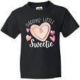 thumbnail image 3 of Inktastic Daddy's Little Sweetie with Pink Heart Cookie Youth T-Shirt, 3 of 5