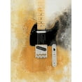 thumbnail image 4 of Stephen Chambers 25x32 Black Modern Wood Framed Wall Art Titled - Telecaster Watercolor, 4 of 6