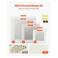 thumbnail image 2 of Drywall Repair Kit 16PCS - Wall Patch for Holes & Cracks - 4/6/8 Inch Aluminum Mesh - Scrapers & Sandpaper - Home Wall Damage Fix, 2 of 7