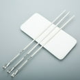 thumbnail image 3 of Reusable 10PCS Skewers Flat Metal Stainless Steel BBQ Barbecue Skewer, 3 of 8