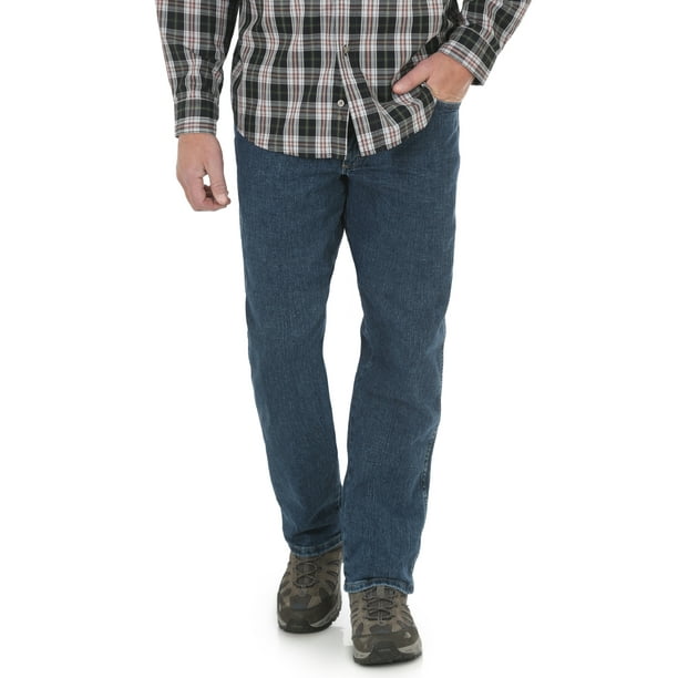 Wrangler Men's Rugged Wear Performance Series Relaxed Fit Jeans, Medium Stone, 34X32 Wrangler Men's Rugged Wear Performance Series Relaxed Fit Jeans, Medium Stone, 34X32