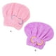 thumbnail image 5 of Advancent Gorro de ducha absorbente de agua, gorro de baño de microfibra grueso, decoración con lazo, envolturas suaves, accesorio de toalla para el Juegos de accesorios de baño Violeta Advancent HA067519-02, 5 of 6