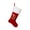 S, variant on WLOELOEW Red Velvet Christmas Letter Sock Decoration For Fireplace Holiday Decor Gift Stocking 26 Inches High-End Fabric R R