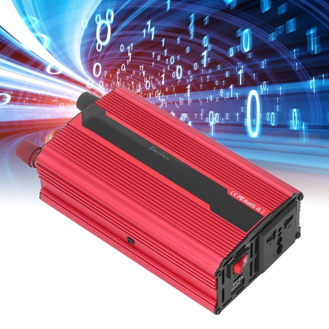 Convertidor Inversor, 1000W AC Ouput 5V 2A USB Inversor De Corriente De Aplicación Amplia Para Electrodomésticos