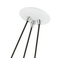 thumbnail image 3 of 41053-69 Livex Lighting Amador - 3 Light Cluster Pendant In Transitional Style-15 Inches Tall and 25 Inches Wide-Shiny White Finish, 3 of 9