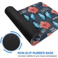 thumbnail image 6 of Long Mouse Pads for Desk,Pioneer Flower Floral Print Pattern Desk Mats on Top Of Desks, Desk Mouse Pad Extra Large with 3mm Non-Slip Base and Stitched Edge for Gaming,Office,Work,Home 31.5"x11.8", 6 of 6