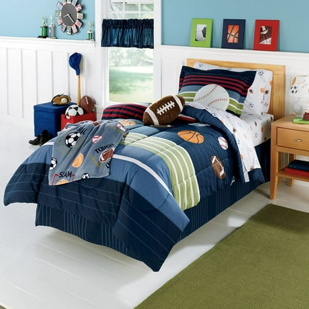 UPC 617561100331 product image for Jumping Beans Twin Bed in a Bag MPV Sports Comforter Set Sheets Sham 5 pc | upcitemdb.com