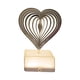 thumbnail image 4 of Luz nocturna con adornos geométricos, LED 3D de moda, ambiente romántico para la mesita de noche. forma de corazón, 4 of 9