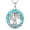 Sister, variant on Real Turquoise Necklace for Mom Tree of Life Pendant 925 Sterling Silver Circle Genuine Gemstone December Birthstone Jewelry for Her