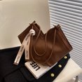 thumbnail image 1 of Bolsos Hobo para mujer Bolsos de moda de cuero Bolsos de hombro ligeros Totes sólidos, 1 of 8