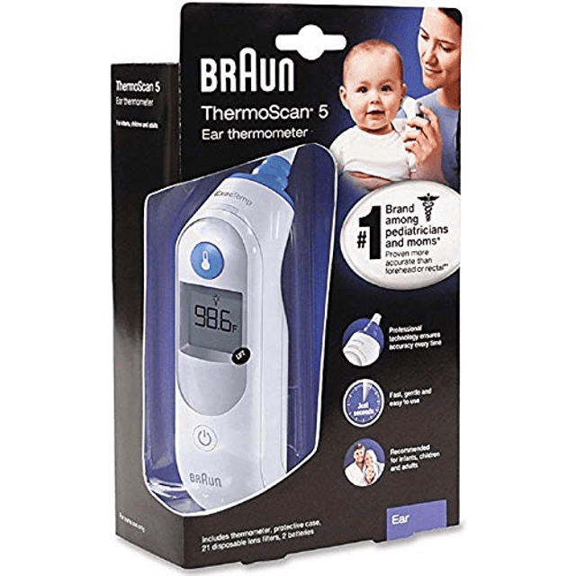 NEW Braun Forehead Thermometer BFH175 For Infants Children Adult 