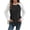 (New19)Black, variant on Womens Waffle Knit Tunic Tops Casual Crewneck Pullover Long Sleeve Shirts With Pockets Loose Fit Blouses Fall Autumn Basic Tees