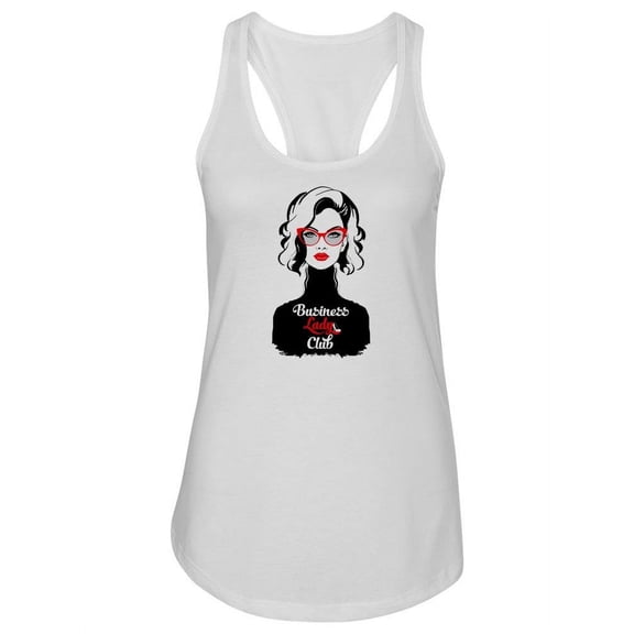 Business Woman In Glasses. Tank Women -Image by Shutterstock, Female x-Small