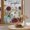 Brown, variant on Rainbow Window Privacy Film Thanksgiving Fall Stain Glass Window Film for Glass Door Sticker Static Cling Heat Blocking Brown Farmhouse Pumpkin Flowers Leaves Sunroof Decal for Car Home 23.6"x78.7"