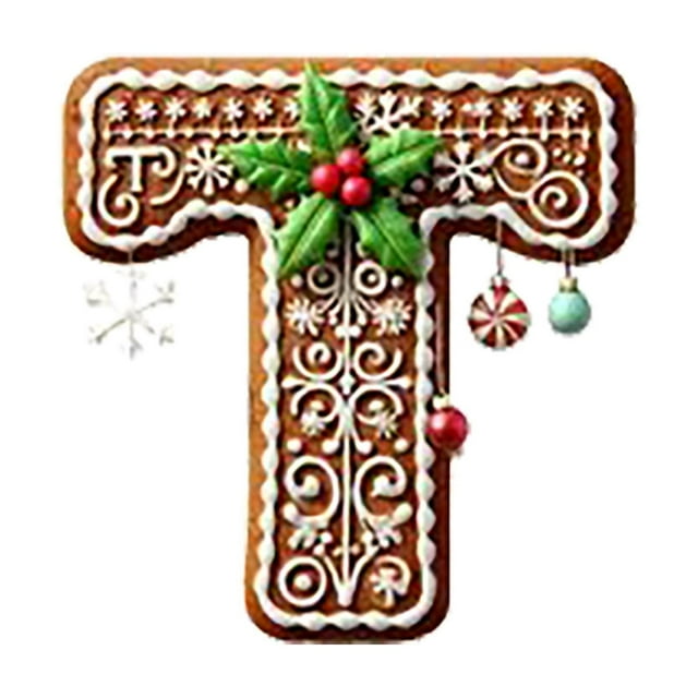 SDNall Personalized Christmas Decor, 26 Letters For DIY Tree Hanging, Red Acrylic Ornaments For Home And Wall Decor, Festive Alphabet Pendants Set