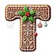 thumbnail image 2 of Seyotauo 26 Gingerbread Alphabet Letter Ornaments, Christmas A to Z Letters - Xmas Tree Hanging Ornaments for DIY Crafts, 2 of 3
