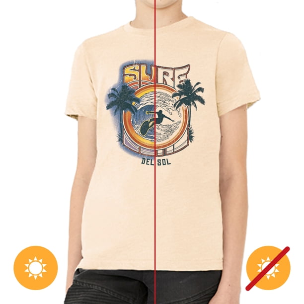 Camiseta (YL) DelSol DelSol Men Crew Tee - Surf - Beige Camiseta (YL) Caballero 1Pc