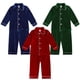 thumbnail image 3 of Conjuntos de pijamas familiares a juego de Navidad esenciales para invierno, ropa de dormir para niños y niñas, ropa de encaje de terciopelo rojo para niños, traje para bebés, 3 of 4