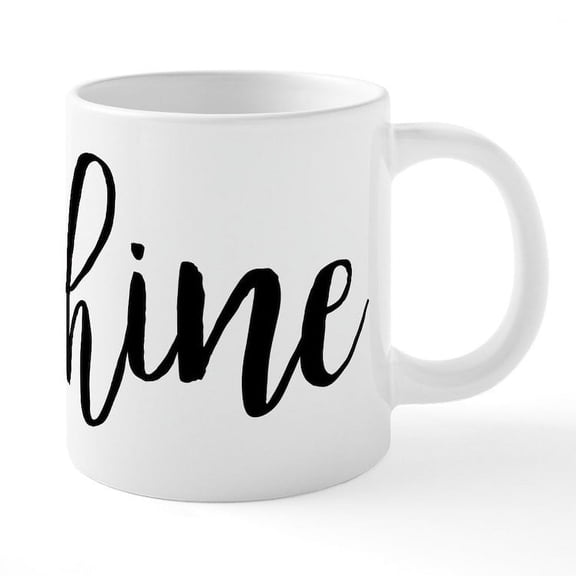 CafePress - Shine - 20 Oz White Ceramic Mega Mug