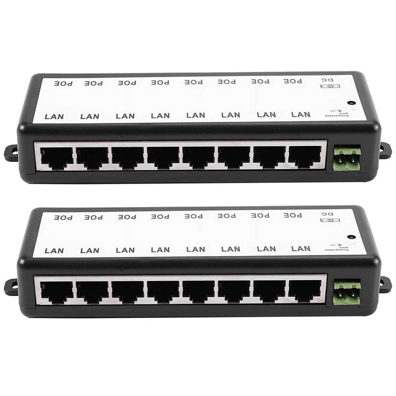 Extender PoE 4 Porte 100Mbps 1 In 4 Out – Estensione Fino A 250m, IEEE802.3af/at, Plug-and-Play Per NVR E IP Camera