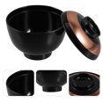 thumbnail image 5 of Japanese Style Soup Bowl Reusable Steamed Rices Bowl Sushi Restaurant Soup Bowl with Lid Noodles Bowl, 5 of 5