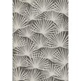 thumbnail image 1 of Novogratz VILLAVI-14CHR3B57 3 ft. 11 in. x 5 ft. 7 in. Villa Machine Made Transitional Rectangle Area Rug, Charcoal, 1 of 1