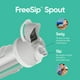 thumbnail image 2 of Owala FreeSip Water Bottle Stainless Steel, 32 Oz., Very Dark Black, 2 of 8