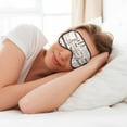 thumbnail image 6 of PAYOHTO Coffee Tags Soft Sleep Mask Comfort Pure Silk Eye Cover for Travel Office Camping, 6 of 7