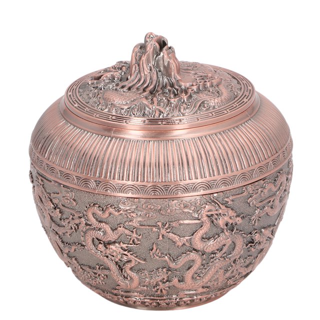 Recipiente De Almacenamiento De Lata De Té De aleación Vintage Para Té Suelto Café De Té Organizador De Despensa De Cocina Con Tapa Sellada