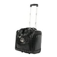 thumbnail image 2 of Kathy Van Zeeland Croco PVC Designer Underseat Luggage - 15 Inch Carry On Suitcase for Women- Lightweight Under Seat Bag with 2-Rolling Spinner Wheels (Black), 2 of 5