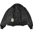 thumbnail image 3 of Valley Apparel Men's CWU 45/P Flight Jacket Military Manufacturer Made in the US, Black, Size L, 3 of 4