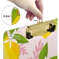 thumbnail image 4 of FMSHPON Lemons Clipboard Hardboard Wood Nursing Clip Board and Pull for Standard A4 Letter 13x9 inches, 4 of 8
