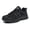 Black, variant on YOURDIARY Men Women Breathable Hiking Shoes Durable Non-Slip Trail Sneakers for Camping Hiking