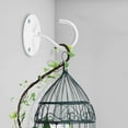 thumbnail image 2 of Ceiling Hooks For Hanging Plants - Metal Plant Bracket Iron Wall Mount Lanterns Hangers For Hanging Bird Feeders, Lanterns, Wind Chimes, Planters, Outdoor Decoration Hooks 2 Pack -White, 2 of 6