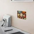 thumbnail image 5 of Yayeee Toggle Light Switch Wall Plate 3-Gang 6.37"x4.48" Decorative Outlet Cover, Blooming Flowers, 5 of 7