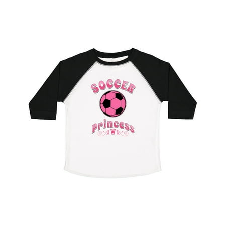 

Inktastic Soccer Princess Girls Toddler T-Shirt