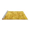 thumbnail image 2 of Ahgly Company Machine Washable Indoor Square Persian Yellow Traditional Area Rugs, 7' Square, 2 of 4