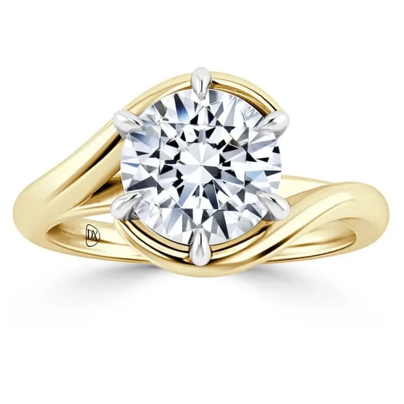 2 Carat IGI Certified Round Shape Lab Grown Diamond Engagement Ring | 14K Yellow Gold | Solitaire Lab Diamond Ring | FG - VS1- VS2