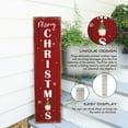 thumbnail image 2 of LifeSong Milestones "Merry Christmas" Gnome Sign Red Wood Christmas Porch Decor, 2 of 7