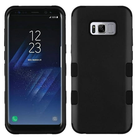 Samsung Galaxy S8+ Case, Samsung Galaxy S8 Plus Case, by MyBat TUFF [Shock Absorbing] Hybrid PC/Silicone Cover Case For Samsung Galaxy S8+ S8 Plus - Rubberized