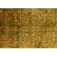 thumbnail image 1 of Ahgly Company Machine Washable Indoor Rectangle Oriental Yellow Industrial Area Rugs, 5' x 7', 1 of 4