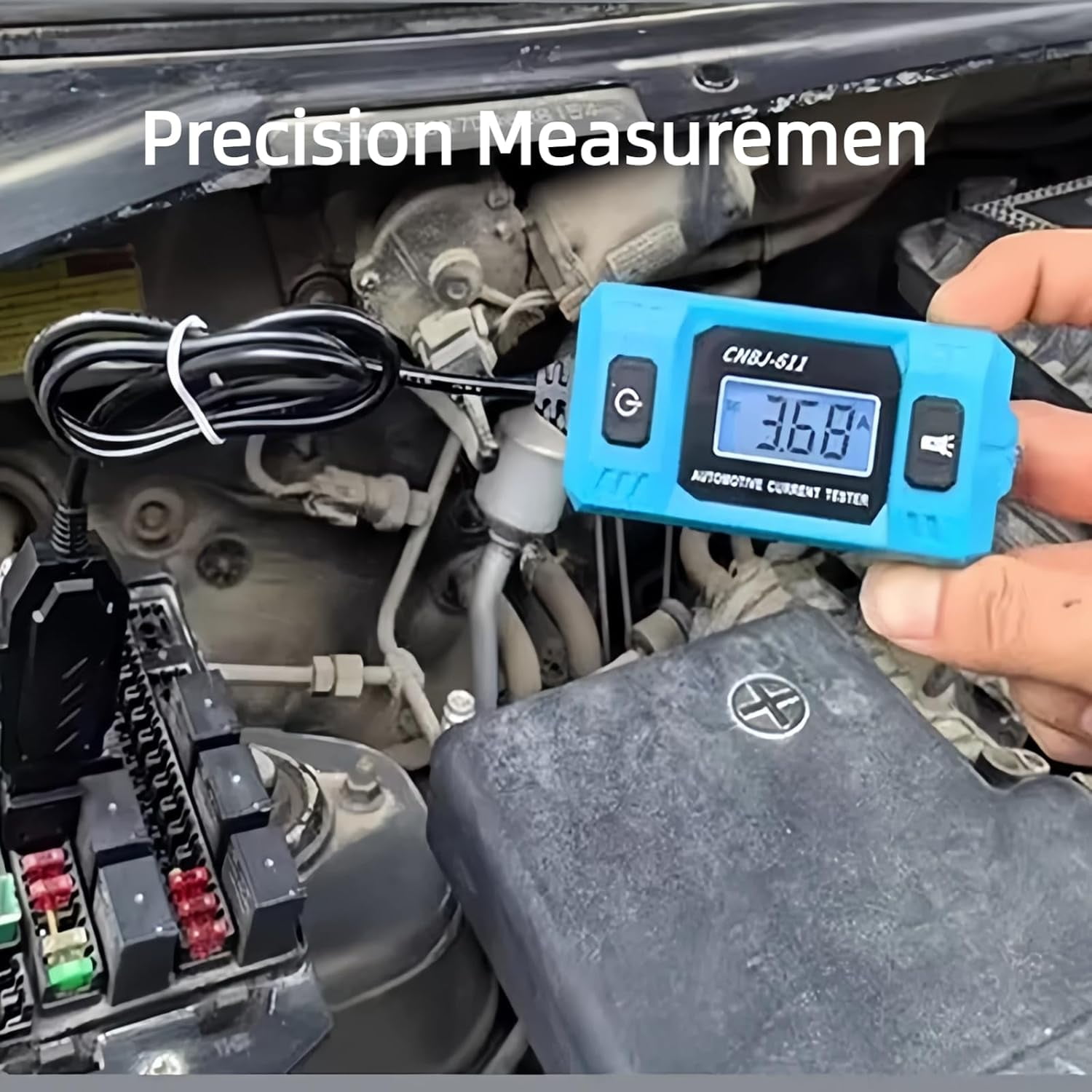 20A 48V Automotive Circuit Fault Probe Tester - High-Precision Waterproof Car Relay/Fuse Checker with LED Display & Front Lighting, for Cars/Trucks/RVs/Boats