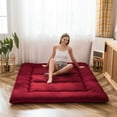 thumbnail image 4 of COSMOGO Traditional Japanese Foldable & Portable Floor Futon Mattress Navy 60" x 80" x 3", 4 of 5