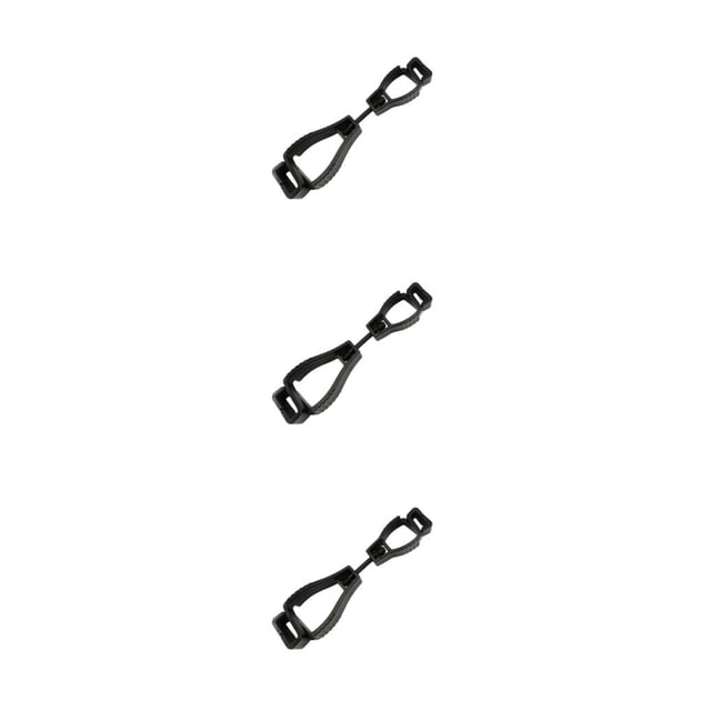 Speravity Glove Grabber Clip Clips antipérdida multipropósito Guantes antideslizantes de plástico Keeper con gancho de metal Gardens Black Type1 NO1