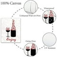 thumbnail image 2 of Kitchen Kitchenware Red Canvas Art Prints Posters Wall Art Decorations Enjoy Love Eat Drink Set of 4 for Kitchen Restaurant Cafe Bar House Decor Unframed, 2 of 7