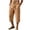 Yellow, variant on cfhntfmh Mens Capri Pants Wide Leg Loose Fit Elastic Waist Pants Lightweight Drawstring Beach Pants with Pockets (Yellow,X-Large)